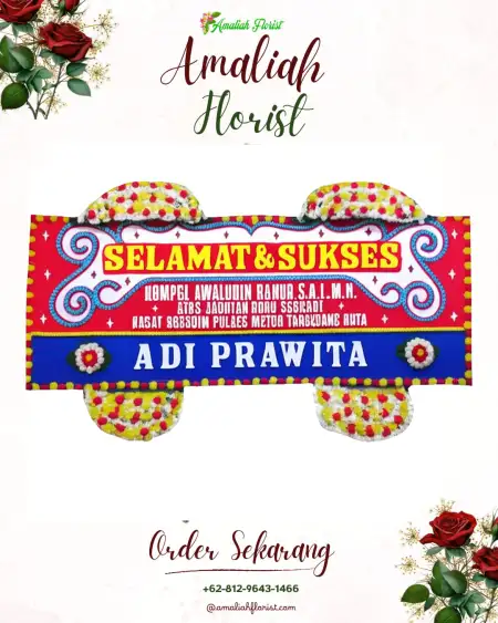 Papan Bunga Ucapan Selamat Jampang